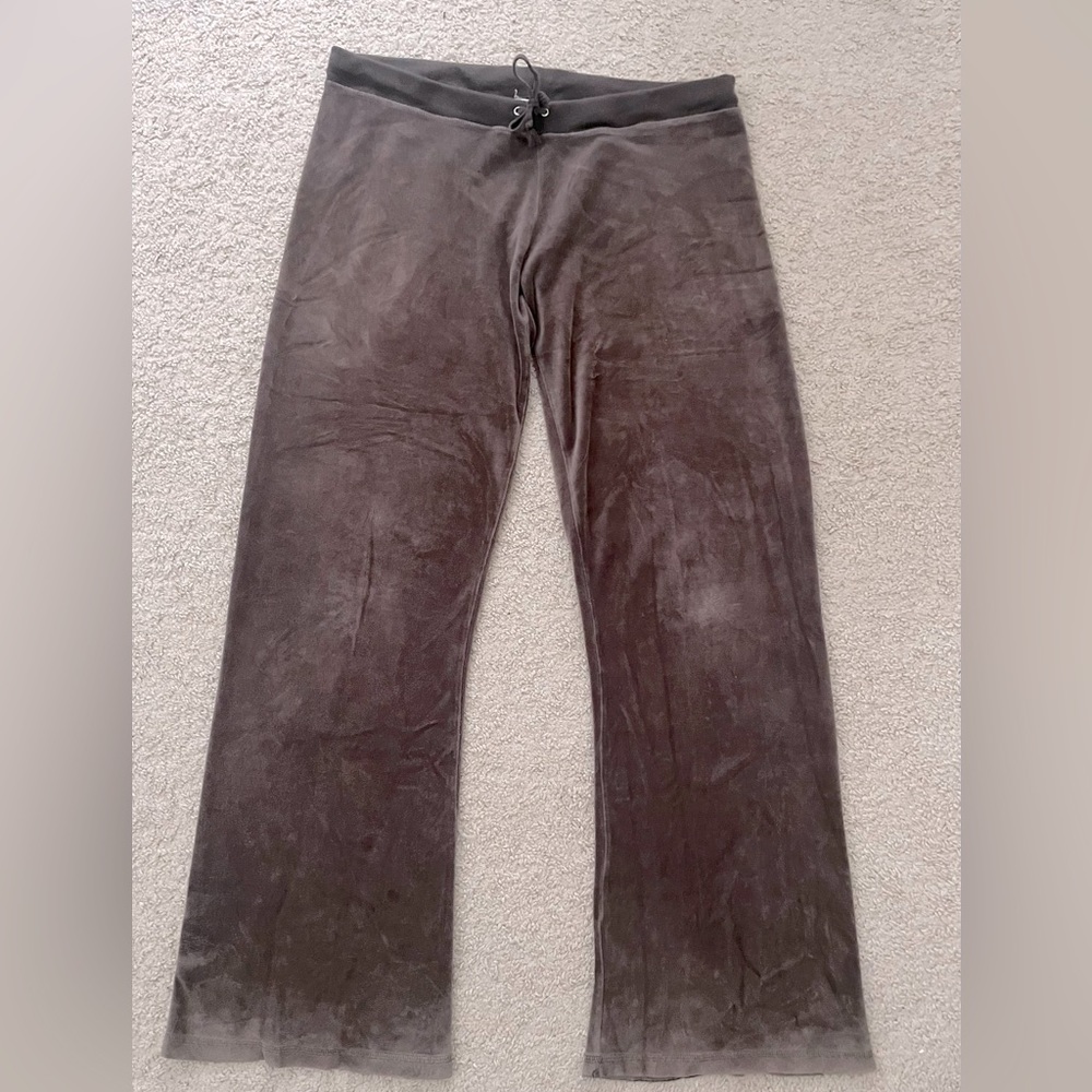 Juicy Couture Low Rise Track Pants Brown Size XL